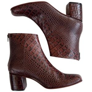 NWOT ZOU XOU Leather Beia Boots Size 10 - 10.5 Retail $325.00 Exclusive Edition